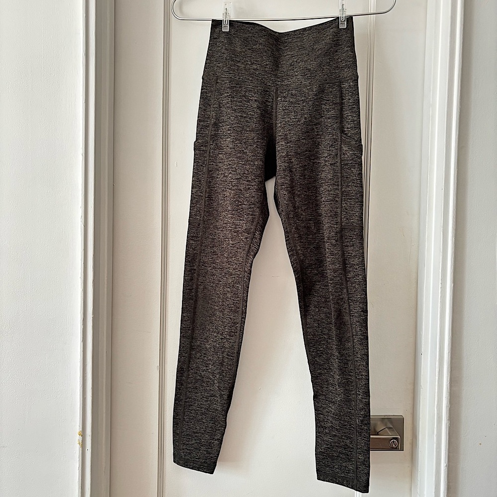 Offline By Aerie The Hugger Khaki High Rise Leggings